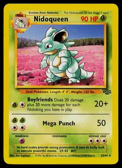Pokemon Card Nidoqueen 23/64 Jungle Rare - Image 1