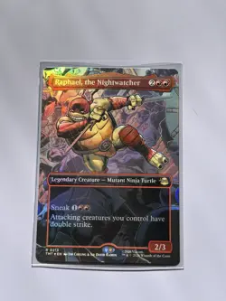 Raphael, the Nightwatcher Foil 0213 TMNT Legendary Creature MTG English - Image 1