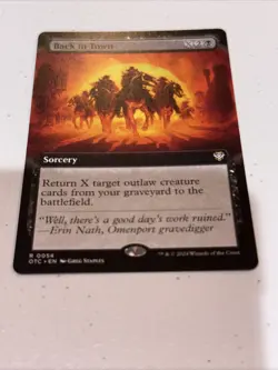 Back in Town (Extended Art) Commander: Outlaws of Thunder Junction Regular - Image 1