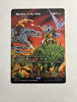 Rhythm of the Wild (Borderless) TMNT MTG Plus Bonus Rare!!! - Image 1