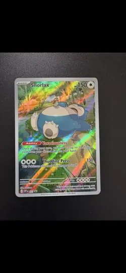 Pokemon TCG: Snorlax 051 Scarlet & Violet 151 ETB Black Star Promo NM/M - Image 1