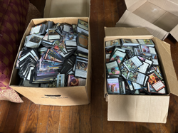 Bulk Magic the Gathering Cards - Two Large Boxes - Around 70 Lbs - Image 1
