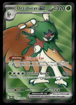 Pokemon Cards Decidueye ex 100/088 Perfect Order Holo Ultra Rare NM - Image 1