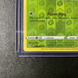 Spinarak 006/078 - DITTO UNPEELED - Pokemon Go Reverse Holo -LP 1F - Image 2