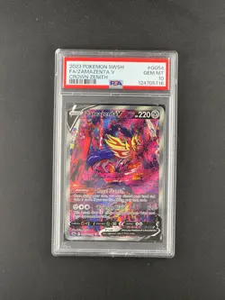 PSA 10 Zamazenta V GG54/GG70 Crown Zenith Galarian Gallery Pokemon - Image 1