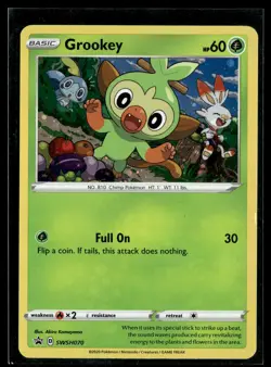 Grookey SWSH070 SWSH Black Star Promo Pokemon - Image 1
