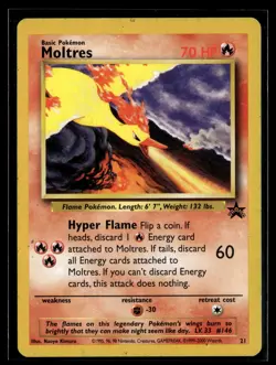Moltres 21 Wizards Black Star Promos Promo Pokemon - Image 1