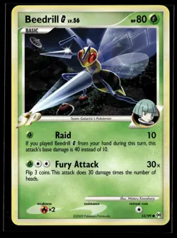 Beedrill G 53/99 Arceus Common Pokemon - Image 1