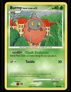 Burmy Trash Cloak 58/99 Arceus Common Pokemon - Image 1