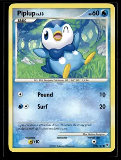 Piplup 121/147 Supreme Victors Common Pokemon - Image 1