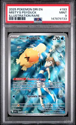 Misty's Psyduck 193/182 (PSA 9) - Destined Rivals - Pokemon - MINT - Image 5