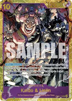 Kaido & Linlin OP08-119 SEC Two Legends One Piece TCG - Image 1