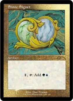 Simic Signet (Foil Etched) -Foil Near Mint MTG Secret Lair - Image 1
