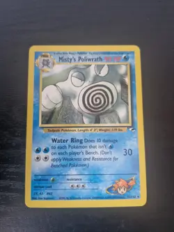 Mistys Poliwrath 31/132 Gym Heroes Rare Pokemon Card - Image 1