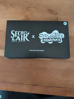 MTG Secret Lair x SpongeBob SquarePants Internet Sensation Non Foil Sealed - Image 1