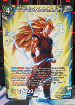 Alt-Art Cards - SS3 Son Goku, Preparing for the Final Battle P-618 PR - Image 1