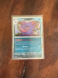 Gengar 050 2026 Pokemon Perfect Order Holo Rare Card NM+ (a) - Image 1