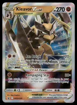 Pokemon Cards Kleavor VSTAR SWSH249 SWSH Black Star Promo NM *2 - Image 1