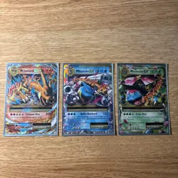 Pokemon TCG M Charizard EX, M Blastoise EX, & M Venusaur EX Set! - Image 1