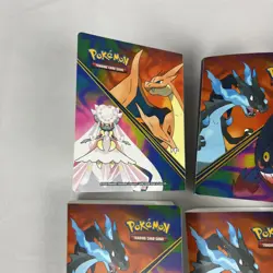 Pokemon TCG Mini Portfolio Binder Charizard Gengar w/ Sleeves Holder Lot Of 17 - Image 3