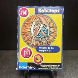 Pokemon Tcg Kabutops #141 Pokemon Burger King 2 - Image 1