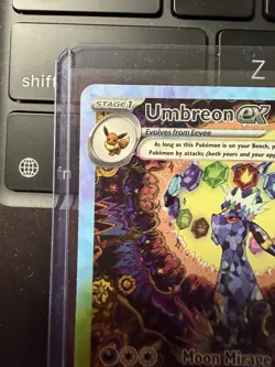2025 POKEMON PRISMATIC EVOLUTIONS UMBREON EX 161/131! SPECIAL ILLUSTRATIONS RARE - Image 2