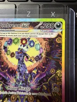 2025 POKEMON PRISMATIC EVOLUTIONS UMBREON EX 161/131! SPECIAL ILLUSTRATIONS RARE - Image 3