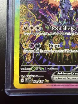 2025 POKEMON PRISMATIC EVOLUTIONS UMBREON EX 161/131! SPECIAL ILLUSTRATIONS RARE - Image 5