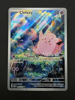 Clefairy 094/088 Illustration Rare IR Perfect Order Pokemon Card POR EN Holo - Image 1