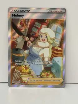 Melony GG64/GG70 Full Art Trainer Holo Ultra Rare SWSH Crown Zenith Pokemon TCG - Image 1