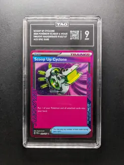 2024 Pokemon Trainer SCOOP UP CYCLONE - 162/167 - Holo - TAG 9 - Image 1
