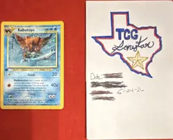 Pokemon TCG Kabutops Neo Discovery 6/75 Holo Rare 90 HP 2001 WotC - Image 1