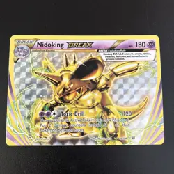 Pokemon TCG Nidoking Break Evolutions 46/108 Holo Rare NM - Image 1