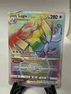 The Pokemon Company Lugia VSTAR 202/195 Silver Tempest Secret Rare Holo EN - Image 2