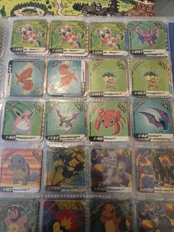 Vintage 2002 Pokemon Panini Staks Johto League Champions Album Large Collection - Image 4