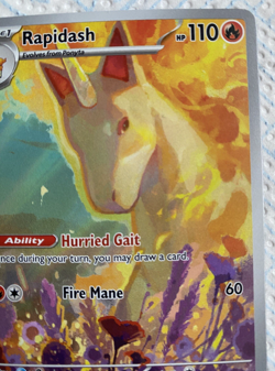Pokemon Rapidash Illustration Rare 189/182 Destined Rivals 2025 TCG - Image 4