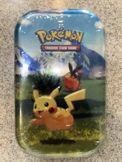 POKEMON TCG- ASCENDED HEROES MINI TIN 💎SEALED💎 Pikachu & Tepig - Image 1