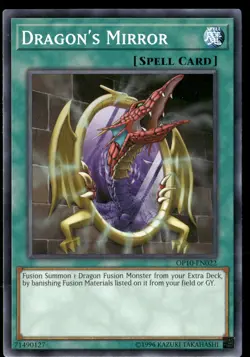 Dragon's Mirror OP10-EN022 Common / Short Print Yu-Gi-Oh Unlimited Near Mint - Image 1