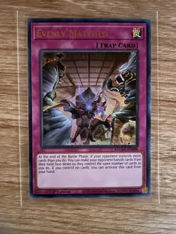 Evenly Matched | MAMA-EN099 | 1st Edition | NM | Ultra Rare | Yu-Gi-Oh! - Image 1