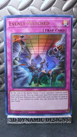 | Yugioh Evenly Matched MAMA-EN099 1st Ultra Rare Magnificent Mavens NM 🔥 | - Image 1