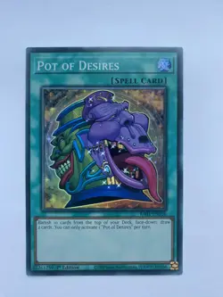 Yugioh RA01-EN056 Pot Of Desires - Super Rare - Image 1