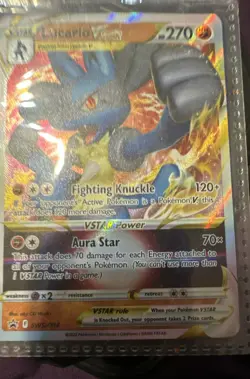 Lucario VSTAR SWSH214 SWSH: Sword & Shield Promo Cards Holo - Image 1
