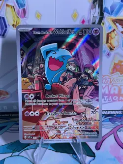 Team Rocket's Wobbuffet POKEMON CENTER SvP 203 (slight whitening top right back) - Image 1