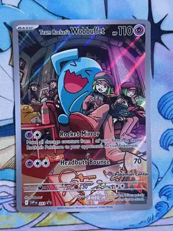 Team Rocket's Wobbuffet POKEMON CENTER SvP 203 (slight whitening top right back) - Image 3
