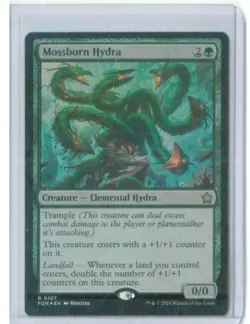 MTG Mossborn Hydra Rare Regular FOIL NM-M Unplayed - Image 1