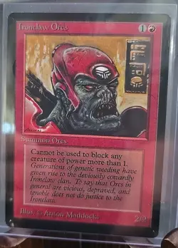 Ironclaw Orcs Limited Edition - Beta Edition MTG Regular Near Mint - Image 3