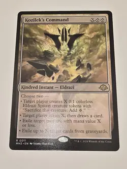 Kozilek's Command Modern Horizons 3 Regular - Image 1