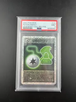 2002 POKEMON LEGENDARY COLLECTION #101 POTION ENERGY-REVERSE FOIL PSA 9 - Image 1