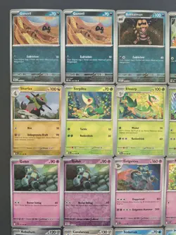 54 Pokemon Karten Schwarze Blitze Holo Victini Vegimak Ganovil Rokkaiman Toxiped - Image 2