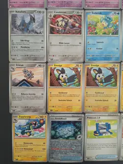 54 Pokemon Karten Schwarze Blitze Holo Victini Vegimak Ganovil Rokkaiman Toxiped - Image 5